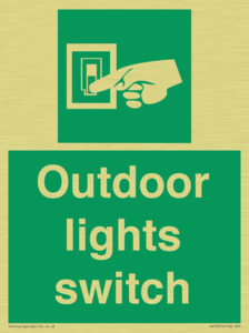 Outdoor lights switch
